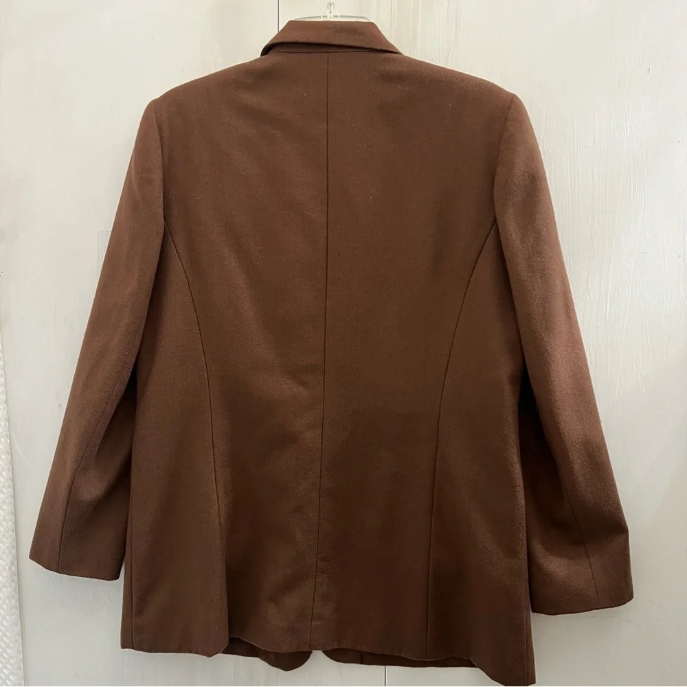 Westbound Women's Brown Wool Blazer • 12 - Picture 6 of 8